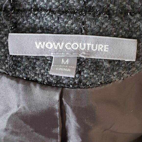 WOW Couture | Silver Ruffle Crop Jacket - Picture 8 of 8